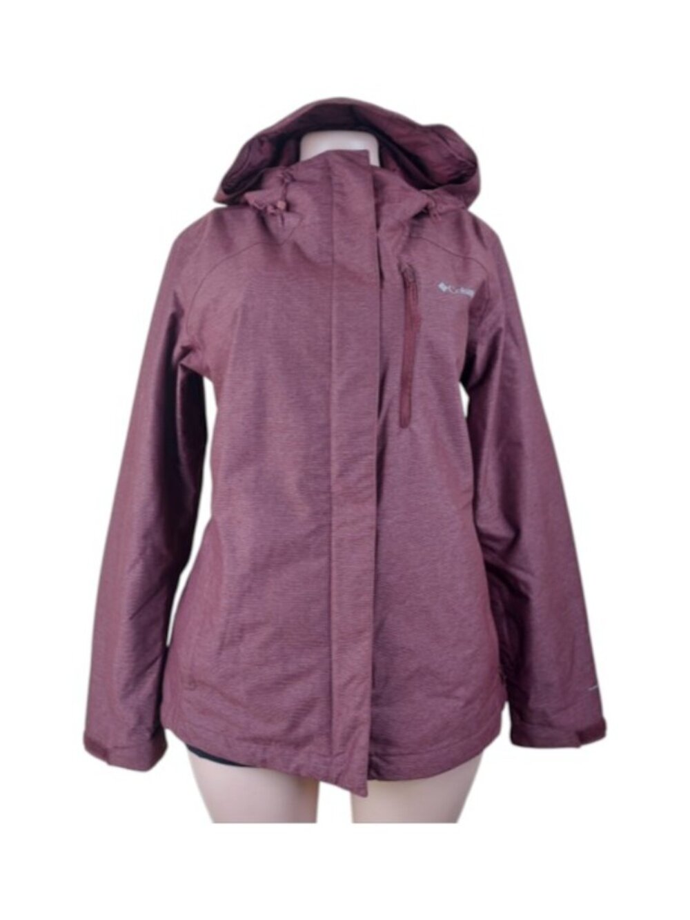 Columbia Women's Light Burgundy Whirlibird Interchange Snow Jacket Size L